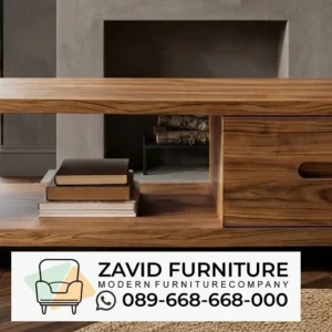 MEJA RUANG TAMU ZAVID (1) Meja Konsol Kayu Minimalis Modern Multifungsi Paling Dicari