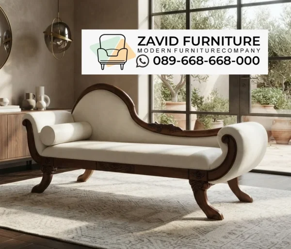 SOFA ZAVID Jual Kursi Sofa Malas Ciamis Kayu Jati Minimalis Modern Desain Elegan