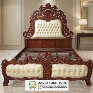 Dipan Tempat Tidur Barong Surabaya Model Ukiran Kayu Jati