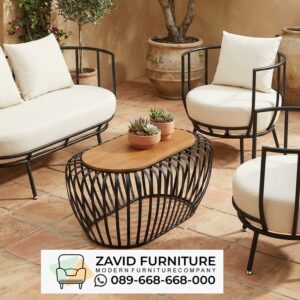 kursi set meja outdir zavid Jual Set Meja Kursi Teras Sukabumi Minimalis Modern Rangka Besi Anti Karat