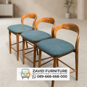 kursi zavid Kursi Bar Vintage Semarang Material Kayu Jati