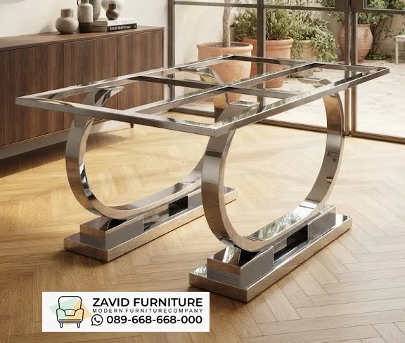rangka kaki besi zavid Jual Kaki Meja Stainless Jombang Mewah Minimalis Modern Tahan Lama