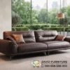 sofa kulit Sofa Kulit Asli Mewah 2 Seater