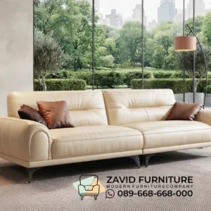 sofa kulit asli Sofa Kulit Asli Mewah 2 Seater