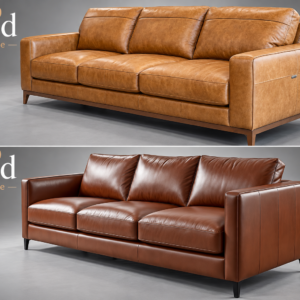Kursi Sofa 3 Seater Kulit Asli