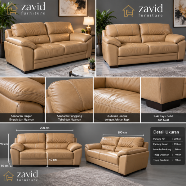 Sofa Kulit Asli Jakarta (3) Sofa Kulit Asli Jakarta Barat