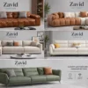 Sofa Kulit Asli Mewah Elegant Untuk Ruang Tamu